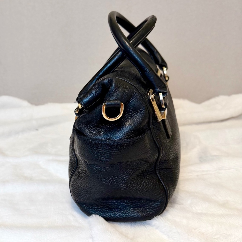 Michael Kors Weston Pebble Leather Foldover Satchel - Picture 5 of 15